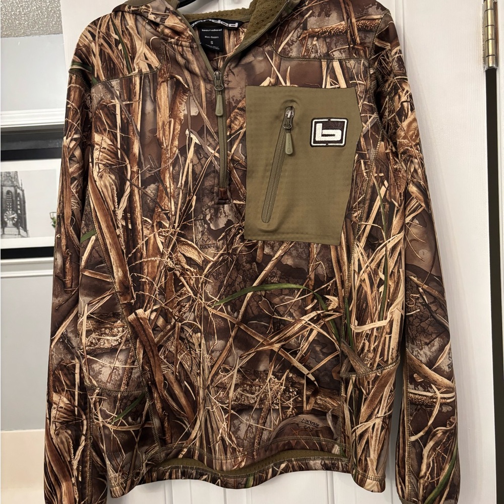 Men's Camo Banded softshell hoodie size small worn twice